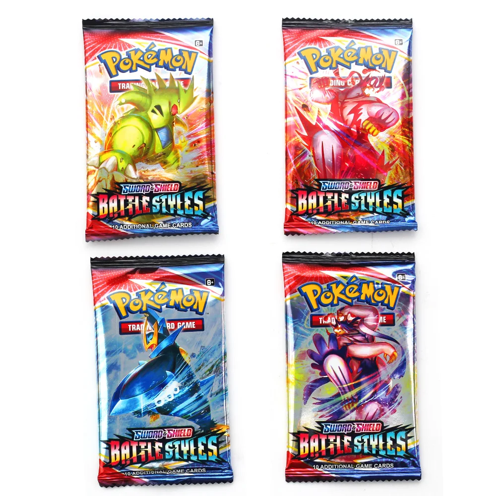 New 360Pcs Pokemon Game Collection Card Sword And Shield Battle Styles Full New Sealed Retail Box (English) Pokemones Cards
New 360Pcs Pokemon Game Collection Card Sword And Shield Battle Styles Full New Sealed Retail Box (English) Pokemones Cards