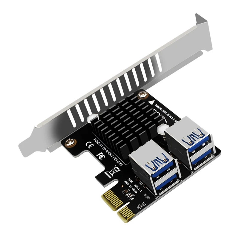 NEW-PCIex1 to 4-Port Expansion Card ASM1184E Main Control Full Height Bezel for Desktop Pc Support Macos Windows Linux
NEW-PCIex1 to 4-Port Expansion Card ASM1184E Main Control Full Height Bezel for Desktop Pc Support Macos Windows Linux