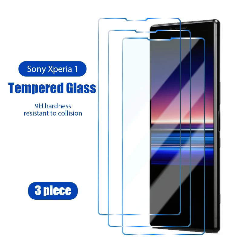 

3pcs Tempered Glass for Sony Xperia10 ii 5 10 II Plus XA1 Screen Protector Film for Sony Xperia L L2 L3 L4 XZ1 Z3 Z4 Z5 Compact