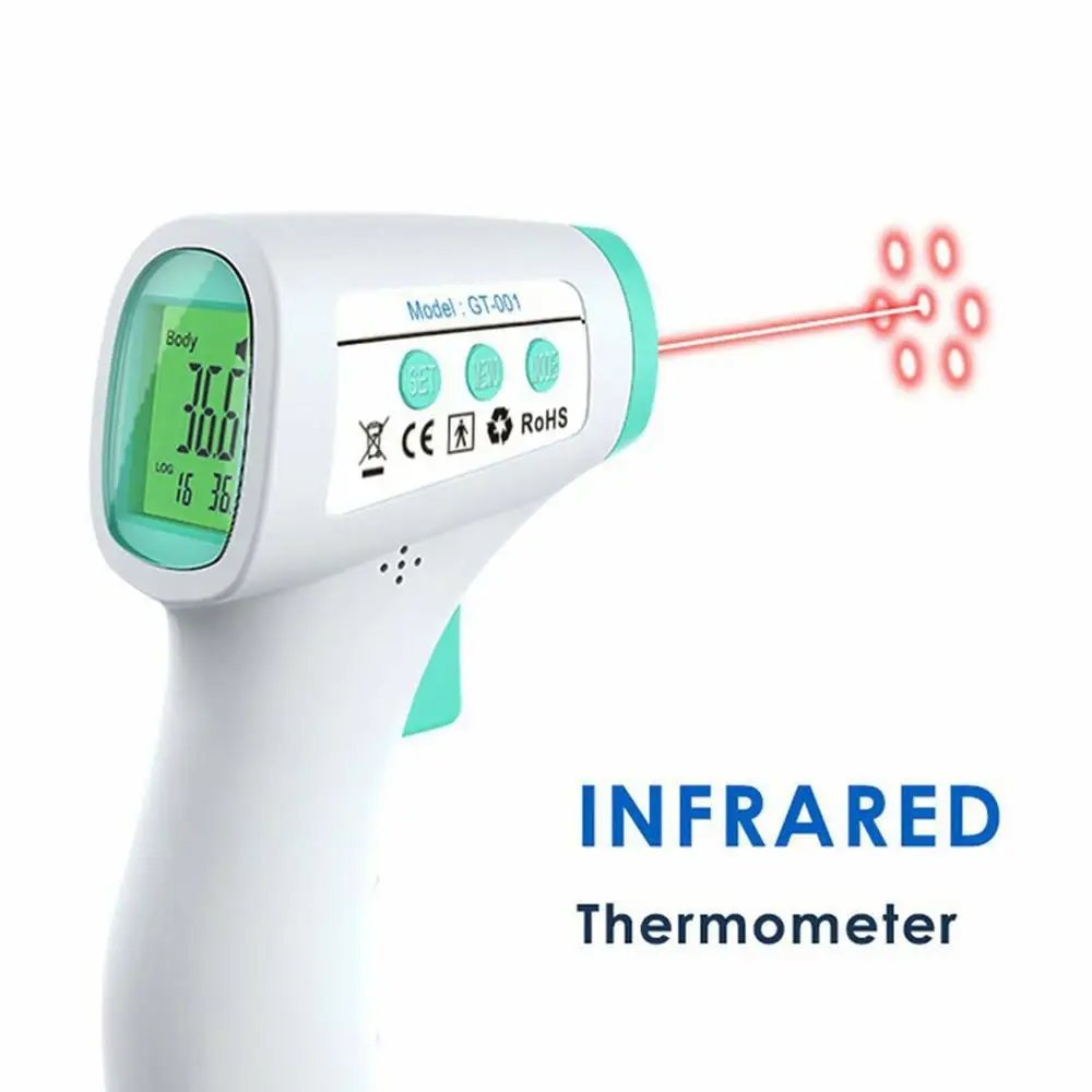 2020 Infrared Tremometro digital electronic Thermometer Multi-purpose Non-contact measure temperature gun
2020 Infrared Tremometro digital electronic Thermometer Multi-purpose Non-contact measure temperature gun