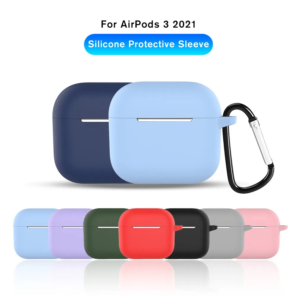 Цветной силиконовый чехол для Apple Airpods 3 2021, защитный чехол для беспроводных наушников Airpods3 Air Pod 3, противоударный чехол
Цветной силиконовый чехол для Apple Airpods 3 2021, защитный чехол для беспроводных наушников Airpods3 Air Pod 3, противоударный чехол
