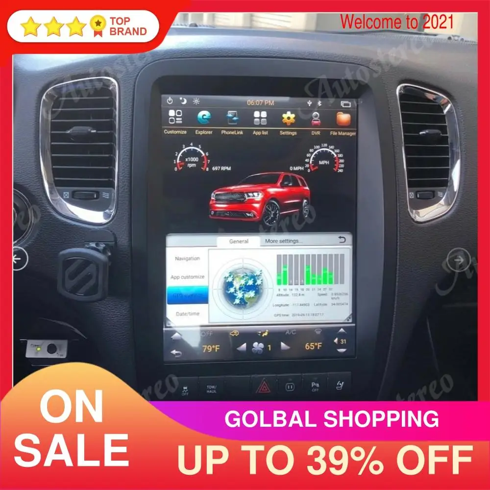 Автомобильный GPS-навигатор в стиле Tesla, Android 9,0, 4 + 64 ГБ, для Dodge Durango 2010-2020, автомобильный радиомагнитофон, головное устройство, мультимедийный ...
Автомобильный GPS-навигатор в стиле Tesla, Android 9,0, 4 + 64 ГБ, для Dodge Durango 2010-2020, автомобильный радиомагнитофон, головное устройство, мультимедийный ...