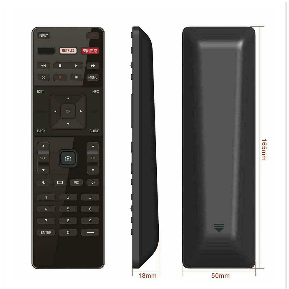 XRT122 Smart TV Remote Control HD LCD Remote Replacement For Vizio Silicon Button Universal Remote Netflix IHeart Radio APP Key
XRT122 Smart TV Remote Control HD LCD Remote Replacement For Vizio Silicon Button Universal Remote Netflix IHeart Radio APP Key