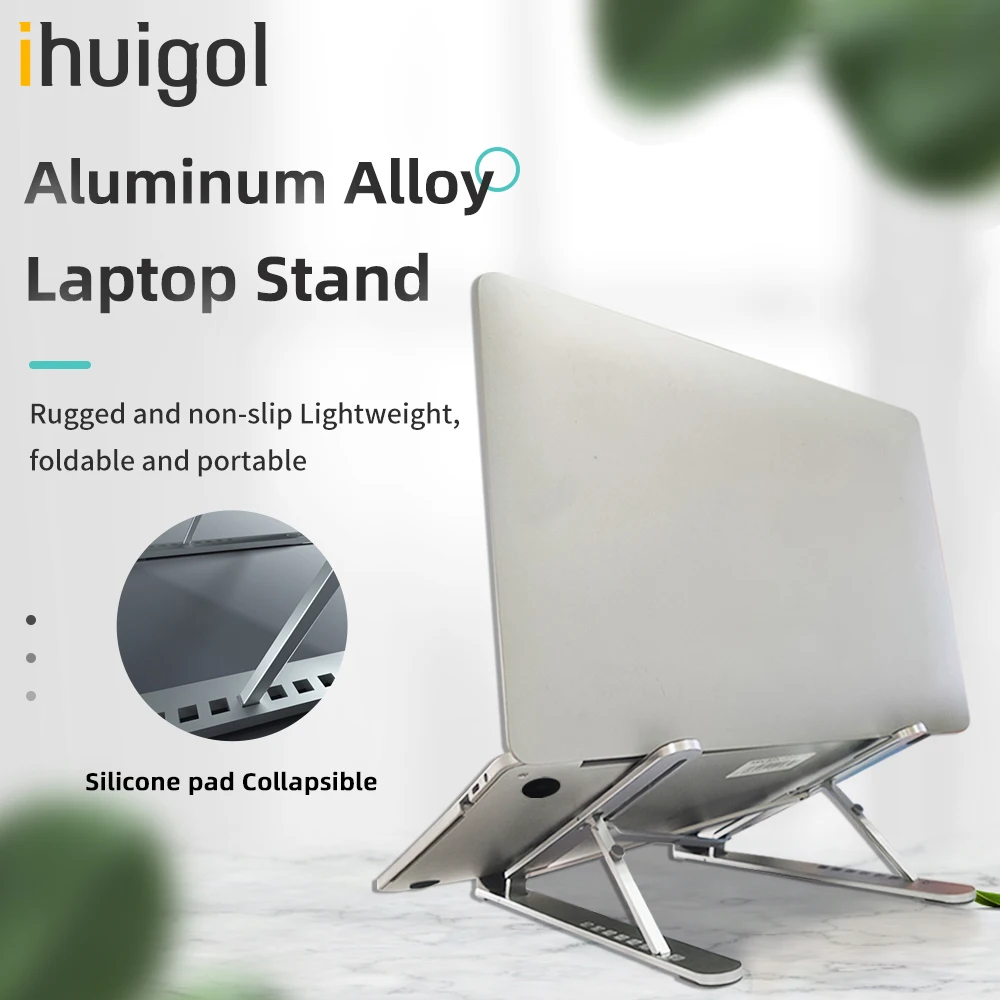 ihuigol 8 Holes Portable Adjustable Foldable Laptop Stand For Macbook Pro Air iPad Tablet Notebook Riser Non-Slip Holder 11-17in
ihuigol 8 Holes Portable Adjustable Foldable Laptop Stand For Macbook Pro Air iPad Tablet Notebook Riser Non-Slip Holder 11-17in