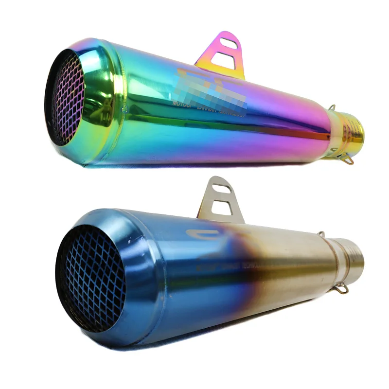 Universal 51mm Inlet Motorcycle Exhaust Muffler With Brand Laser Fried Street Modified Stainless Steel Exhaust For Escapes Moto
Universal 51mm Inlet Motorcycle Exhaust Muffler With Brand Laser Fried Street Modified Stainless Steel Exhaust For Escapes Moto