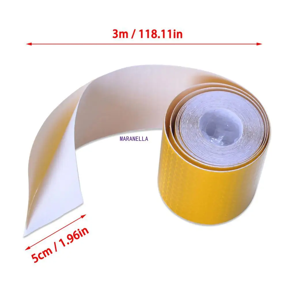 Multipurpose 5cm*300cm Car Reflective Tape Decoration Stickers Car Warning Safety Reflection Tape Film Auto Reflector Sticker
Multipurpose 5cm*300cm Car Reflective Tape Decoration Stickers Car Warning Safety Reflection Tape Film Auto Reflector Sticker