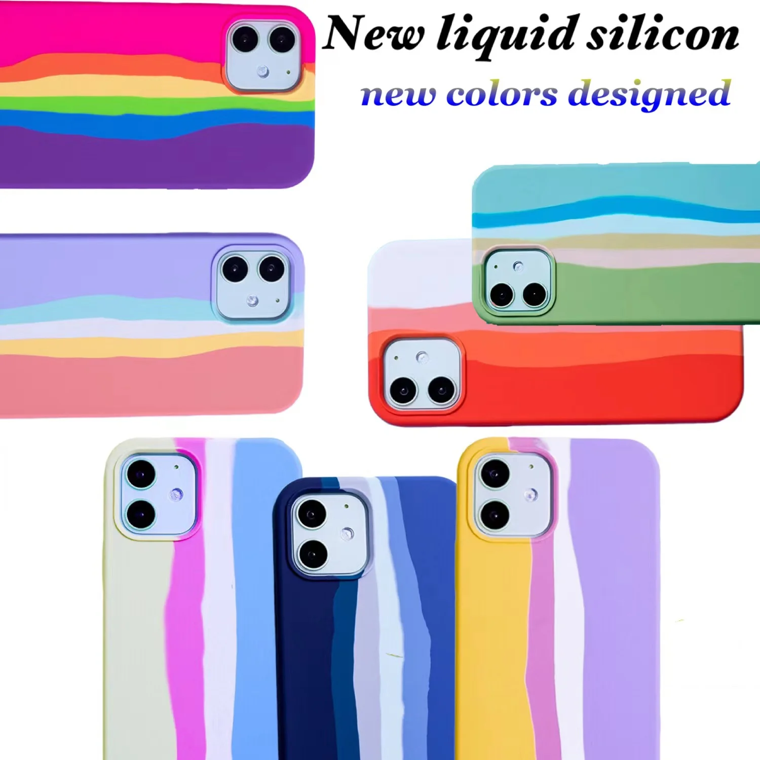 New Colors Designed Soft Liquid Silicone Case For iPhone 11 12 Pro X XR XS Max Shockproof 7 8 6 6S Plus SE 2020 Protective Cover
New Colors Designed Soft Liquid Silicone Case For iPhone 11 12 Pro X XR XS Max Shockproof 7 8 6 6S Plus SE 2020 Protective Cover