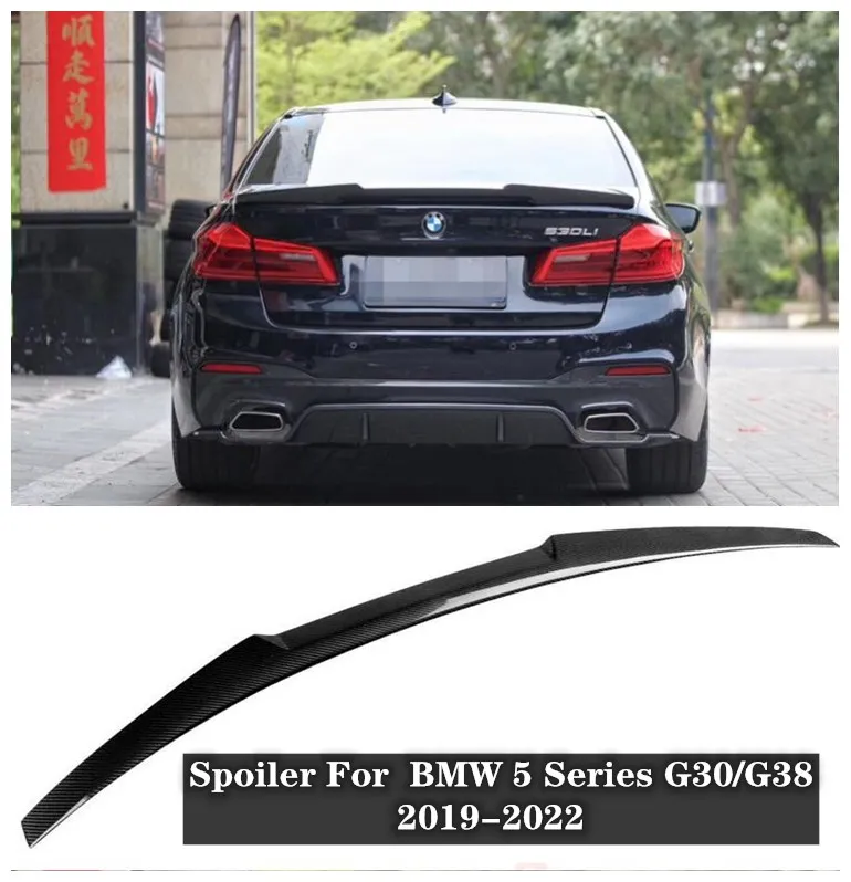 Fits For G30/G38 BMW 5 Series 525 LI540 M5 2019 2020 2021 2022 High quality Carbon Fiber Rear Trunk Lip Spoiler Wing
Fits For G30/G38 BMW 5 Series 525 LI540 M5 2019 2020 2021 2022 High quality Carbon Fiber Rear Trunk Lip Spoiler Wing