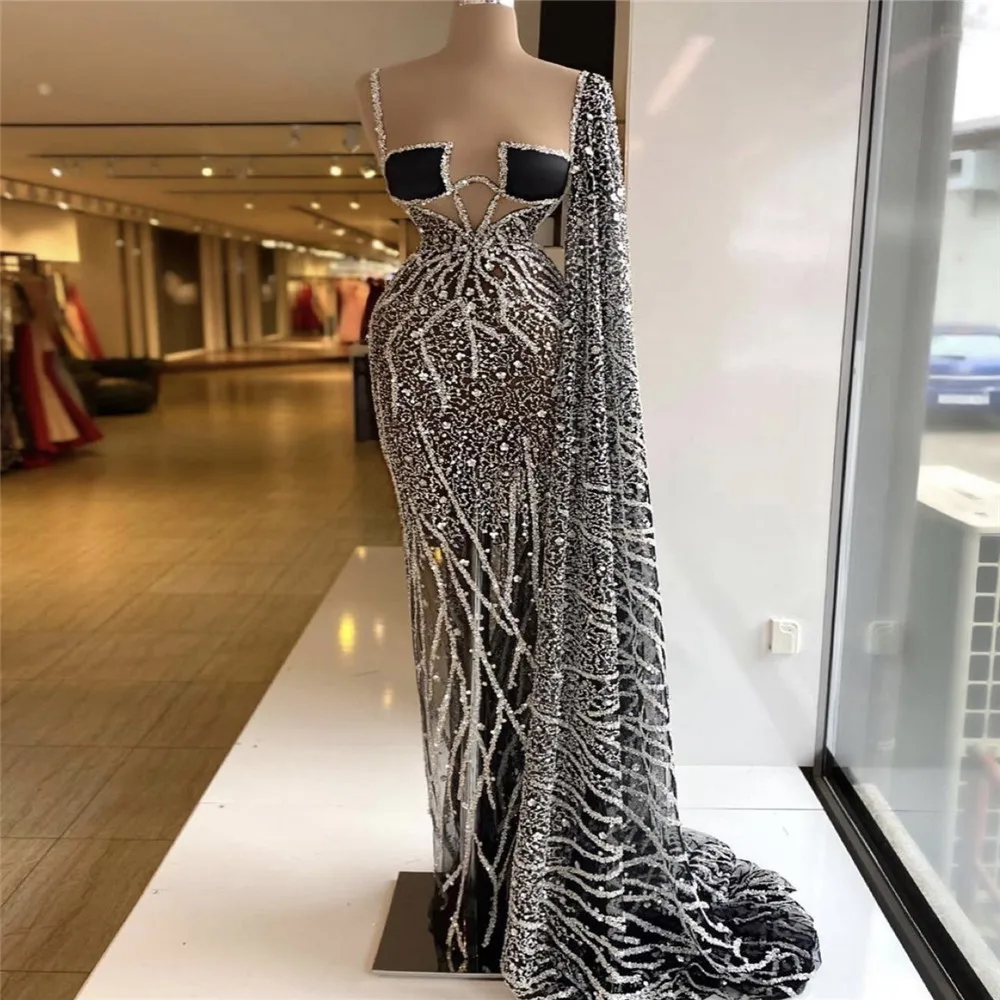 2021 Latest High Quality Nigerian African Tulle Lace Fabric With Sequins Black Wedding Lace Fabric Evening Dress
2021 Latest High Quality Nigerian African Tulle Lace Fabric With Sequins Black Wedding Lace Fabric Evening Dress