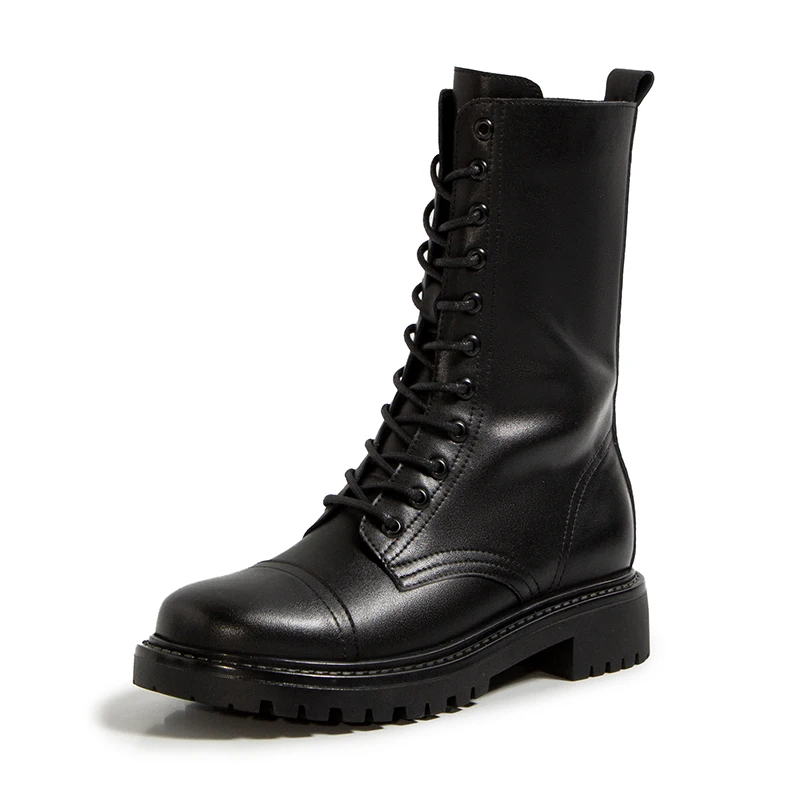 Classic Style High Quality Split Leather Women Ankle Boots Lace-Up Zip Autumn Platform Sole Non Slip Casual Shoes woman
Classic Style High Quality Split Leather Women Ankle Boots Lace-Up Zip Autumn Platform Sole Non Slip Casual Shoes woman