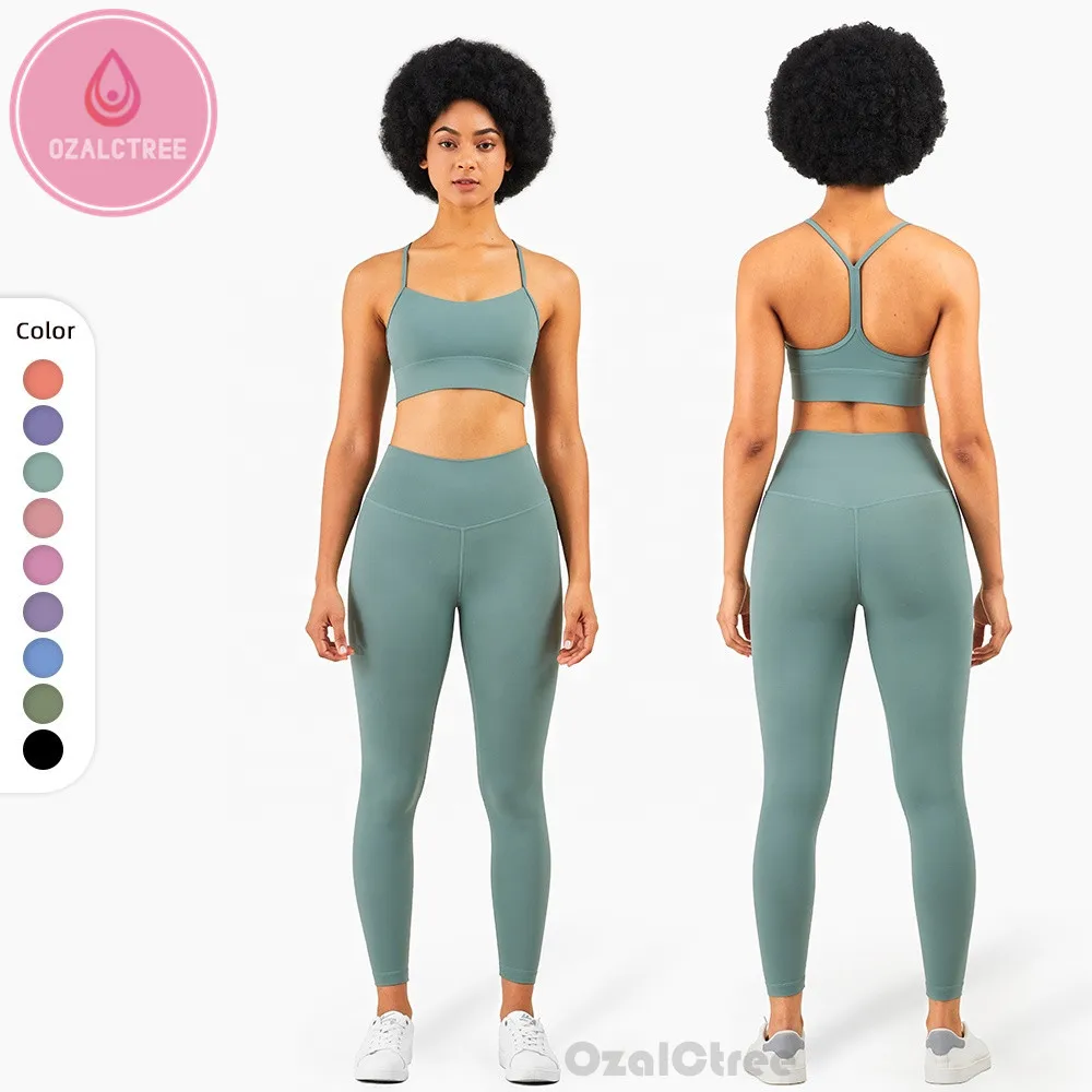 OzalCtree Breathable Yoga Suit Premium Gym Active Wear Set Thin Shoulder Strap Halter and Workout Leggings
OzalCtree Breathable Yoga Suit Premium Gym Active Wear Set Thin Shoulder Strap Halter and Workout Leggings