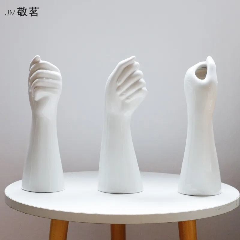Nordic Home Decor Ceramic Gesture Sculpture Flower Arrangement Desk Room Dried Flowers Decoration Crafts European Decor Gift
Nordic Home Decor Ceramic Gesture Sculpture Flower Arrangement Desk Room Dried Flowers Decoration Crafts European Decor Gift