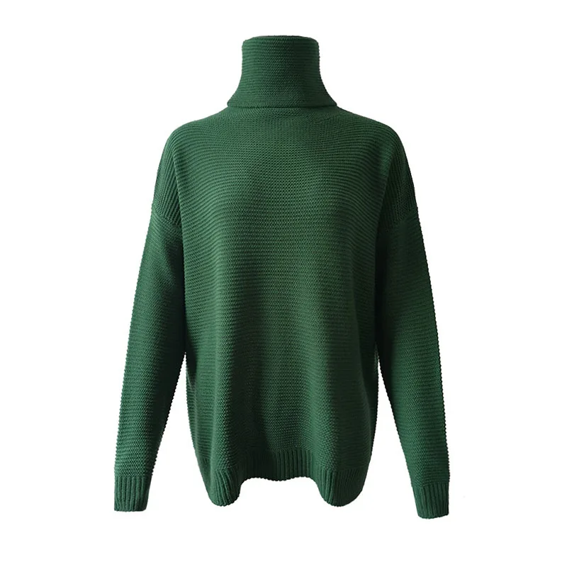 2021 Women Pullover Turtle Neck Autumn Winter Clothes Warm Knitted Oversized Turtleneck Sweater For Women's Green Tops Woman
2021 Women Pullover Turtle Neck Autumn Winter Clothes Warm Knitted Oversized Turtleneck Sweater For Women's Green Tops Woman