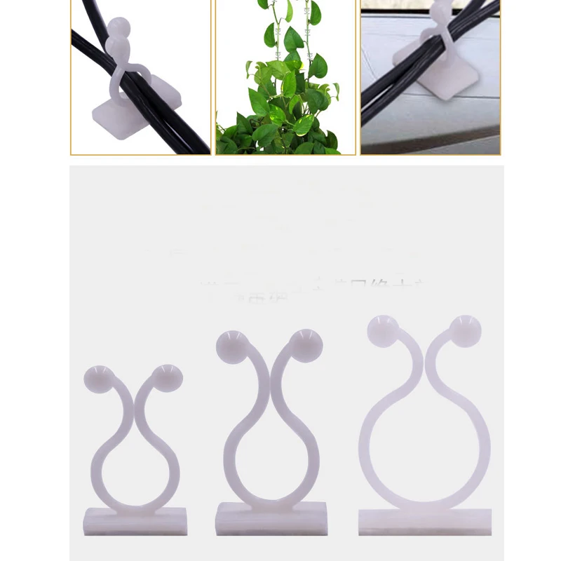 10pcs Self-adhesive cable clamp Holder desk Wire organizer Invisible plant support clip Vine Climbing Wall Fixer Sticky Hook
10pcs Self-adhesive cable clamp Holder desk Wire organizer Invisible plant support clip Vine Climbing Wall Fixer Sticky Hook