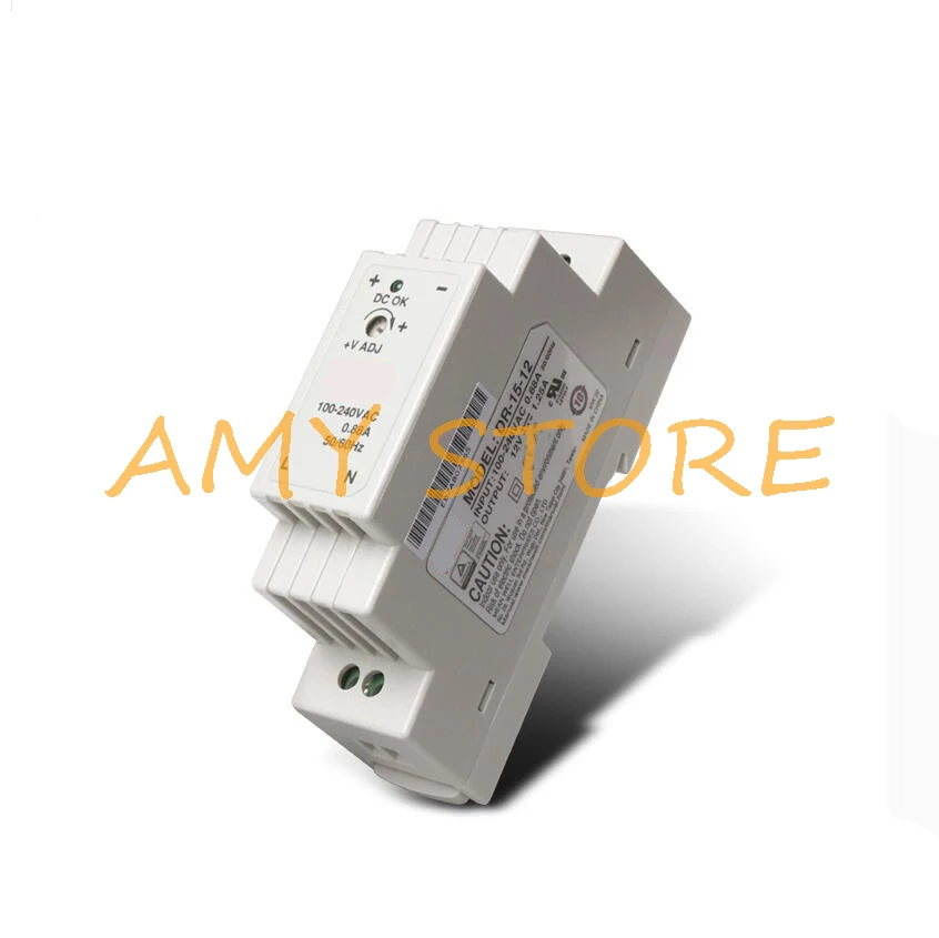 

DR-15 15W Single Output 5V 12V 15V 24V Din Rail Mounting Industrial Switching Power Supply Supplier