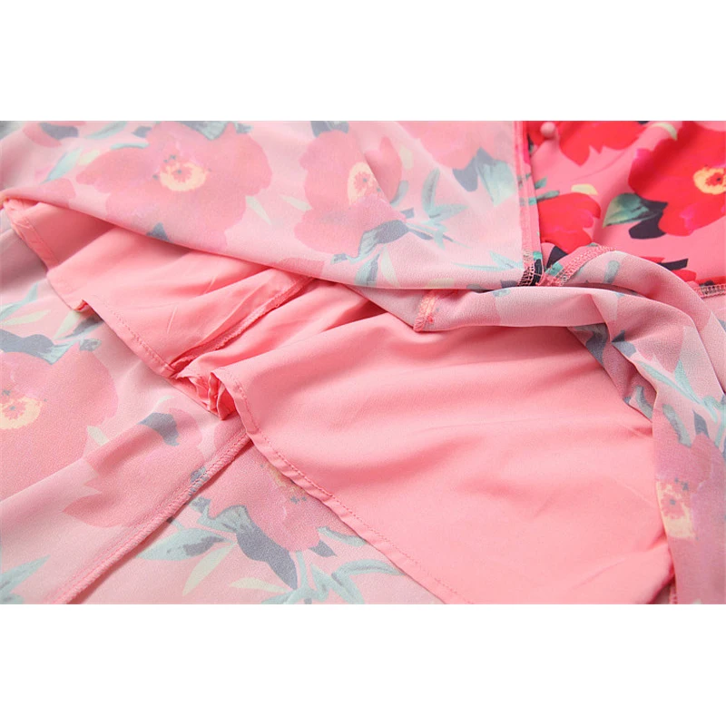 2020 New Runway Designers Summer Elegant Short Sleeve V Neck Midi Print Floral Dresses Casual Womens Clothing Vestidos
2020 New Runway Designers Summer Elegant Short Sleeve V Neck Midi Print Floral Dresses Casual Womens Clothing Vestidos