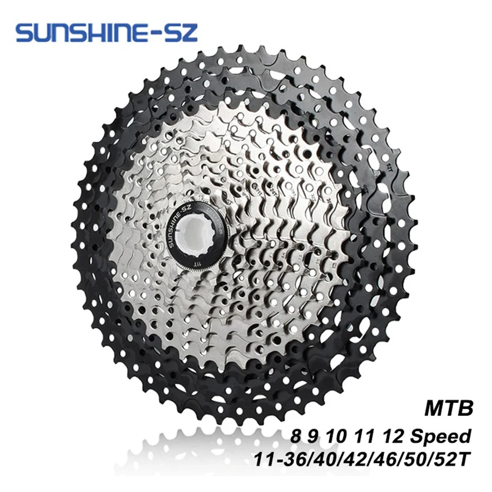 SUNSHINE-SZ MTB 30-52T кассета 8 9 10 11 12 Скоростей велосипедный маховик Звездочка для обычной кассеты со ступицей Shimano/SRAM 
SUNSHINE-SZ MTB 30-52T кассета 8 9 10 11 12 Скоростей велосипедный маховик Звездочка для обычной кассеты со ступицей Shimano/SRAM