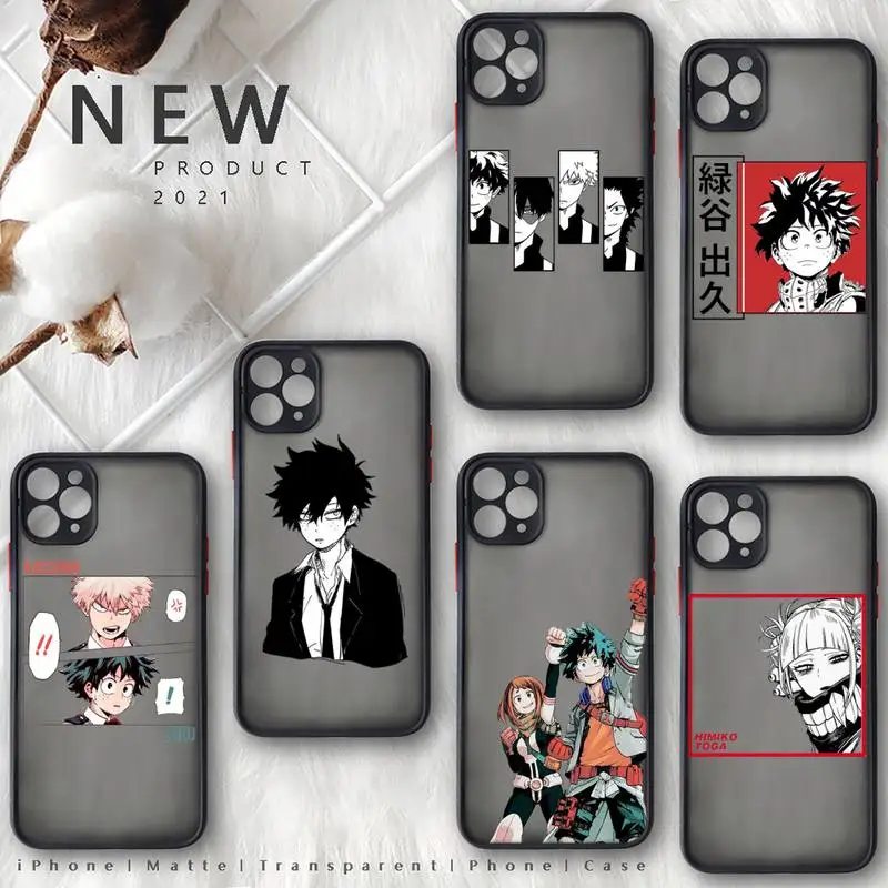 My hero academia Phone Case For iphone 12 11 8 7 plus mini x xs xr pro max matte transparent cover
My hero academia Phone Case For iphone 12 11 8 7 plus mini x xs xr pro max matte transparent cover