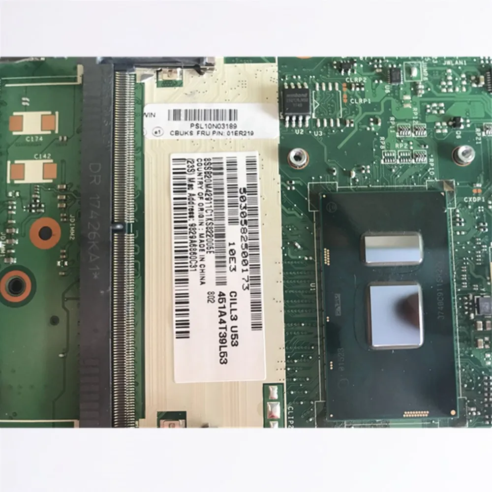 Новая оригинальная материнская плата для ноутбука Lenovo Thinkpad L570 i7-7500U 01YR413 01ER220 01YR412