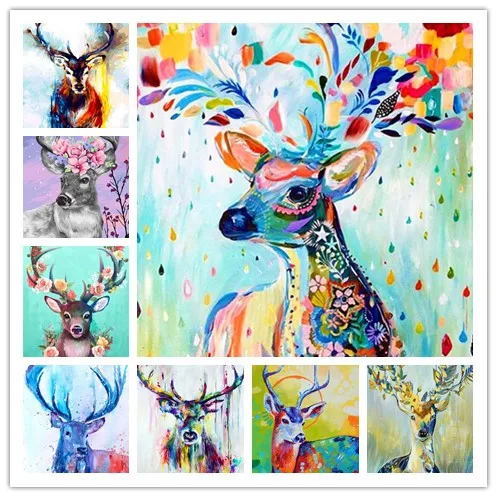 5D Diamond Painting Color Elk Full Diamond Embroidery Animal Rhinestone Artist Home Decoration Poster
5D Diamond Painting Color Elk Full Diamond Embroidery Animal Rhinestone Artist Home Decoration Poster