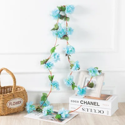 220CM Cherry Blossom Vine Green Gardening Home Bathroom Decor Accessories Wedding Hotel Decorative Cheap Artificial Flower
220CM Cherry Blossom Vine Green Gardening Home Bathroom Decor Accessories Wedding Hotel Decorative Cheap Artificial Flower