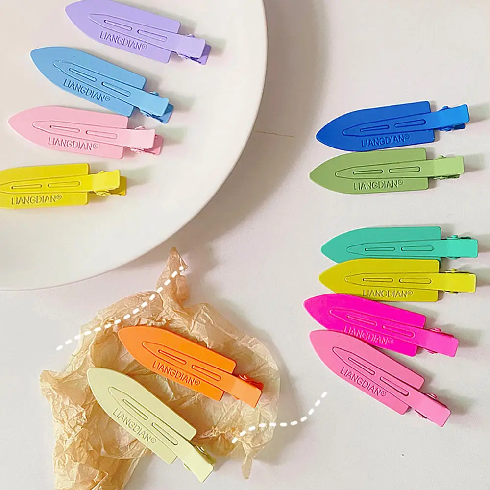 Colorful Hair Clips Seamless Metal Barrettes No Mark Pin Curl Clip Makeup No Crease Hair Styling Tools Hairpin Hair Accessories
Colorful Hair Clips Seamless Metal Barrettes No Mark Pin Curl Clip Makeup No Crease Hair Styling Tools Hairpin Hair Accessories