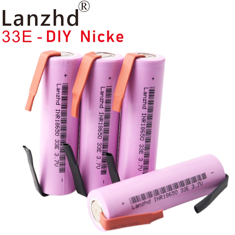 4pcs 18650 lithium battery Li ion 3.7v Rechargeable batteries 18650 35E 3300mAh VTC7 +DIY Nickel 100% Original brand
4pcs 18650 lithium battery Li ion 3.7v Rechargeable batteries 18650 35E 3300mAh VTC7 +DIY Nickel 100% Original brand