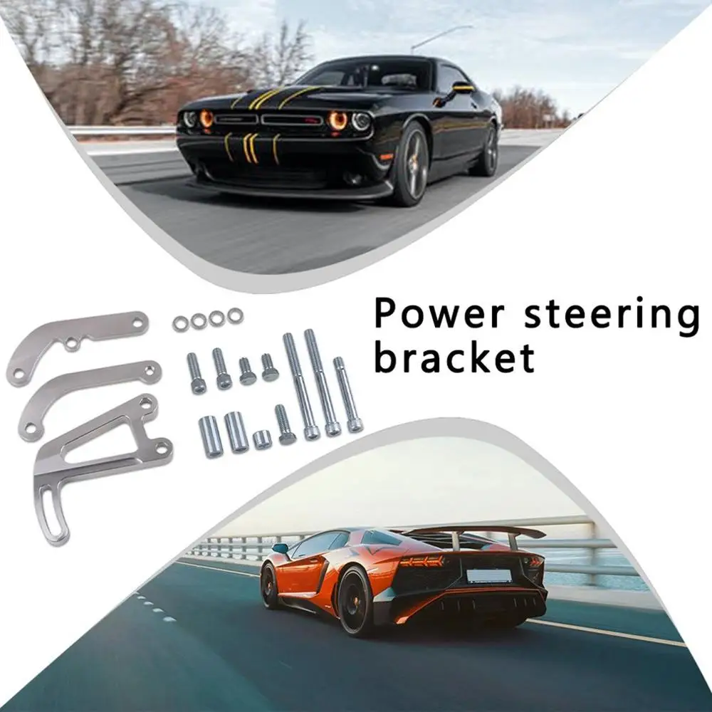 Lwp Power Steering Bracket Sb Automobile Kit Polished Aluminum Silvery Auto Parts Sbc Long Water Pump 350
Lwp Power Steering Bracket Sb Automobile Kit Polished Aluminum Silvery Auto Parts Sbc Long Water Pump 350