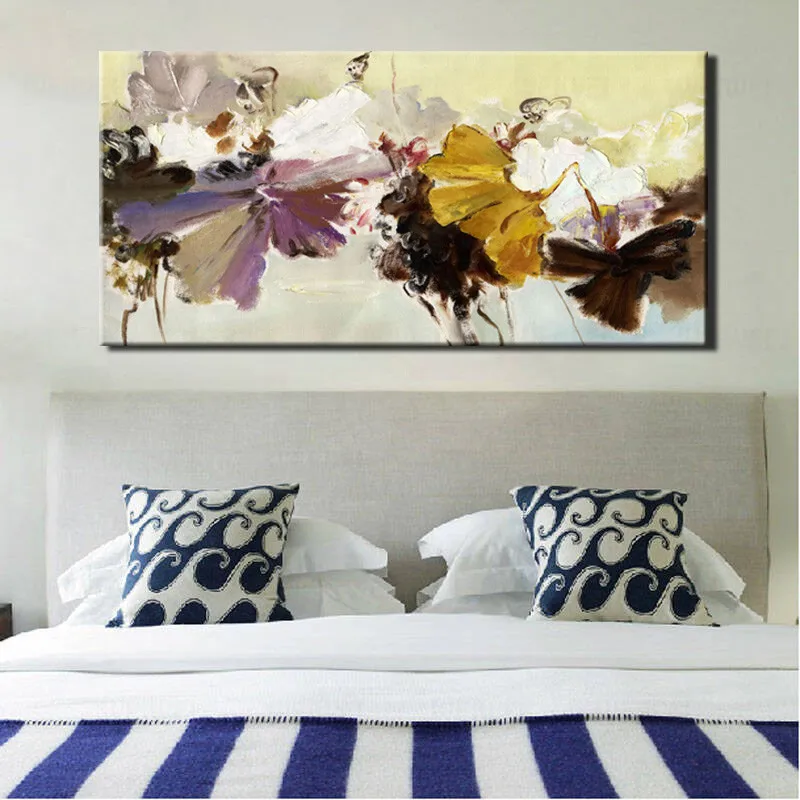 Modern Abstract Canvas Painting Wall Art Poster Hand Painted Flowers Prints On Canvas For Living Room Home Decoration
Modern Abstract Canvas Painting Wall Art Poster Hand Painted Flowers Prints On Canvas For Living Room Home Decoration