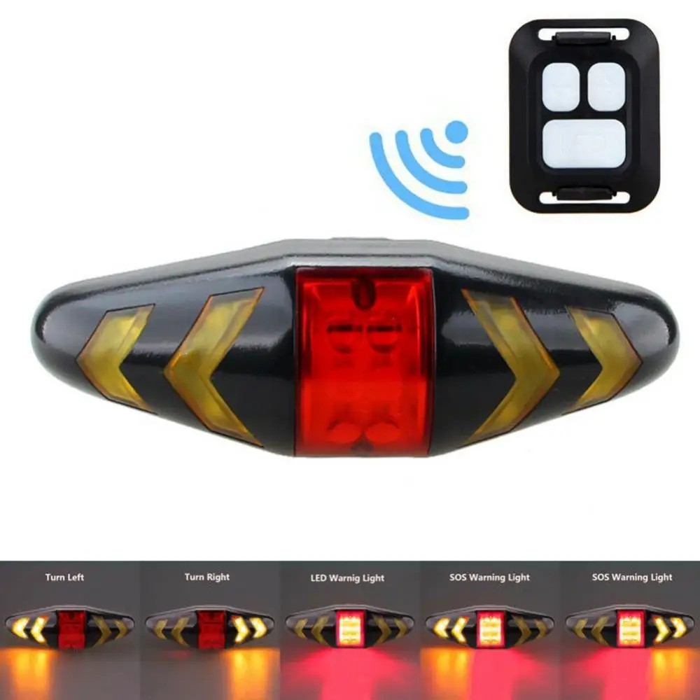 Remote Control Bike Bicycle MTB LED Tail Rear Lamp Turn Warning Signal Light Warning Signal Light 
Remote Control Bike Bicycle MTB LED Tail Rear Lamp Turn Warning Signal Light Warning Signal Light
