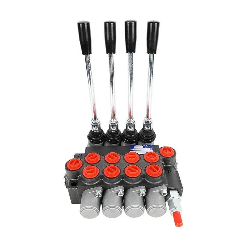 1 Joystick Control 2 Spool Proportional Valve 5P40 P80 P120 Hydraulic Directional Control Hand Valve for Tractor Loader
1 Joystick Control 2 Spool Proportional Valve 5P40 P80 P120 Hydraulic Directional Control Hand Valve for Tractor Loader
