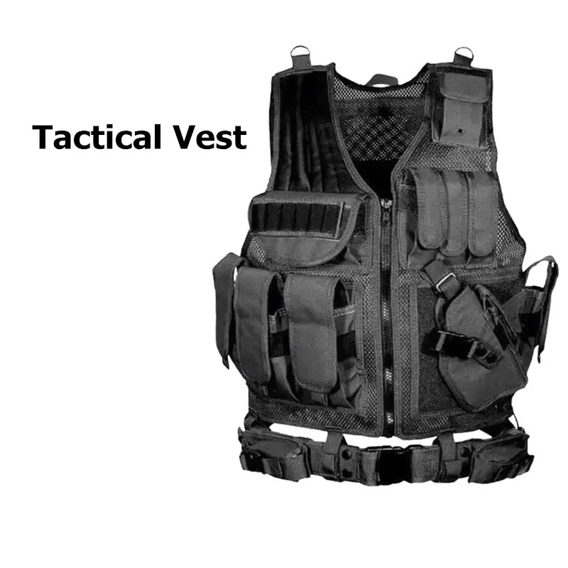 Camouflage Tactical Vest Man Outdoor Adventure Equipment Amphibious Field Cs Multifunctional Safety Protective Clothing One Size
Camouflage Tactical Vest Man Outdoor Adventure Equipment Amphibious Field Cs Multifunctional Safety Protective Clothing One Size