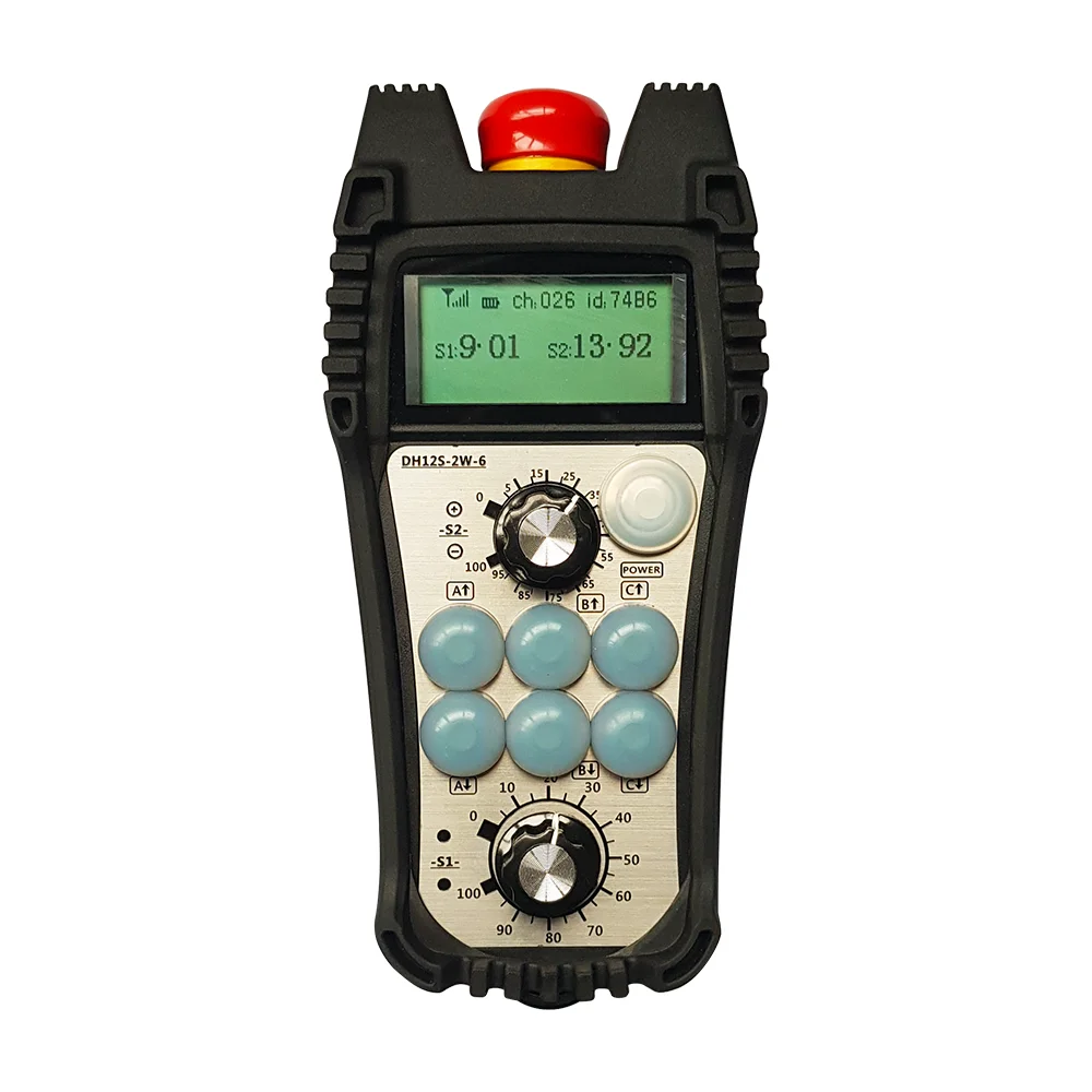 WIXHC Safety Industrial wireless remote control for Hoist Cranes 433MHz frequency
WIXHC Safety Industrial wireless remote control for Hoist Cranes 433MHz frequency