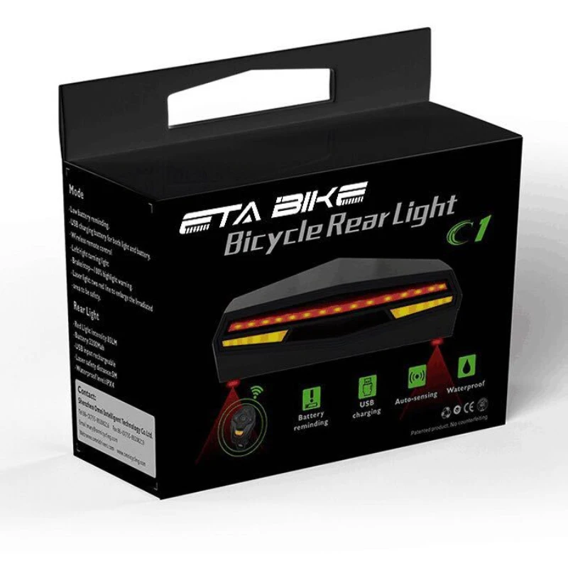 Bike Tail Light Wireless Remote Control USB Rechargeable LED Bicycle Taillights Cycling Rear Lamp Remote Turn led bike light
Bike Tail Light Wireless Remote Control USB Rechargeable LED Bicycle Taillights Cycling Rear Lamp Remote Turn led bike light