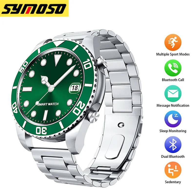 New Fashion Water Ghost Fine Steel Strap Smart Watch Men Business Watch for Rolex Watch Samsung Huawei Bluetooth Call Watchch
New Fashion Water Ghost Fine Steel Strap Smart Watch Men Business Watch for Rolex Watch Samsung Huawei Bluetooth Call Watchch