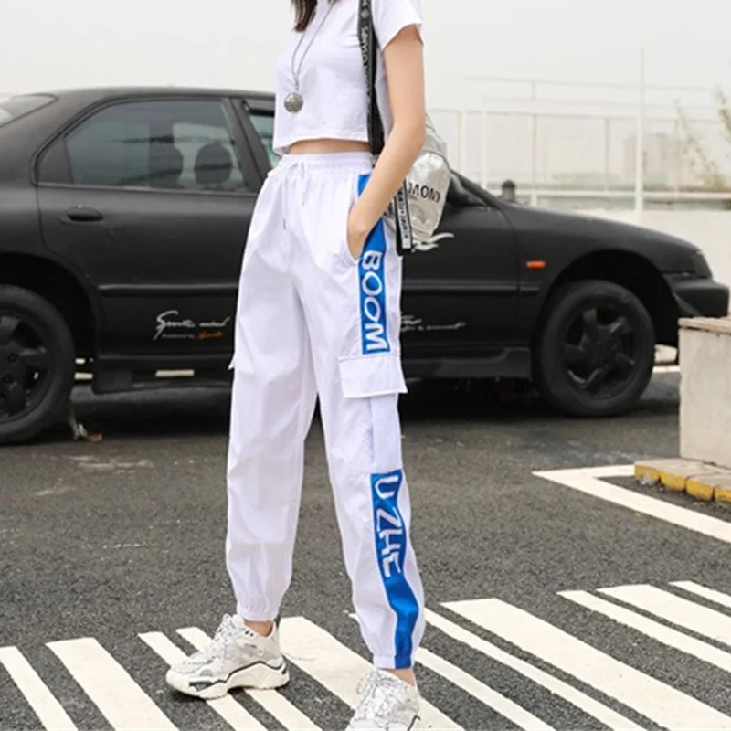 Брюки-Багги женские свободные с большими карманами, спортивные готические штаны в стиле пэчворк, брюки-карго в Корейском стиле Харадзюку, Y2k
Брюки-Багги женские свободные с большими карманами, спортивные готические штаны в стиле пэчворк, брюки-карго в Корейском стиле Харадзюку, Y2k