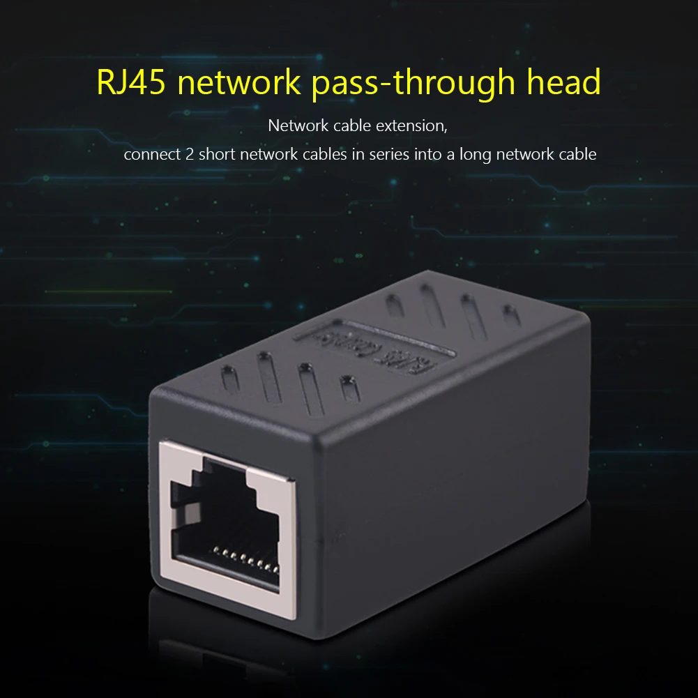 2/5/10pcs RJ45 Network extender Ethernet Kabel RJ45 extender adapter Gigabit interface Female to Female network connector
2/5/10pcs RJ45 Network extender Ethernet Kabel RJ45 extender adapter Gigabit interface Female to Female network connector