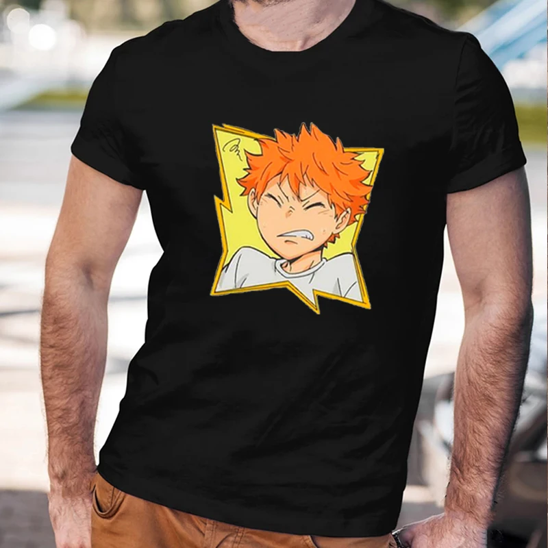 Футболка мужская с японской мангой Haikyuu, модная рубашка с принтом кагеяма, топ с типографией карацуно Хината, лето
Футболка мужская с японской мангой Haikyuu, модная рубашка с принтом кагеяма, топ с типографией карацуно Хината, лето