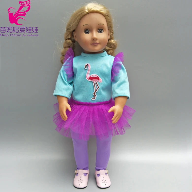 Для 43 см для ухода за ребенком мам рожденных кукол розовое праздничное платье