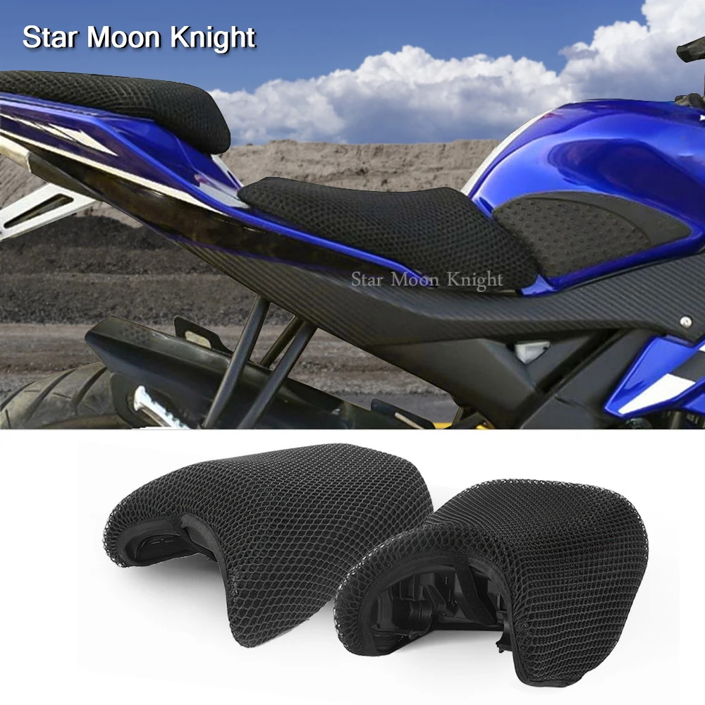 Motorcycle Accessories Anti-Slip 3D Mesh Fabric Seat Cover Breathable Waterproof Cushion For Yamaha YZF-R15 YZF-R3 YZF R15 R3
Motorcycle Accessories Anti-Slip 3D Mesh Fabric Seat Cover Breathable Waterproof Cushion For Yamaha YZF-R15 YZF-R3 YZF R15 R3