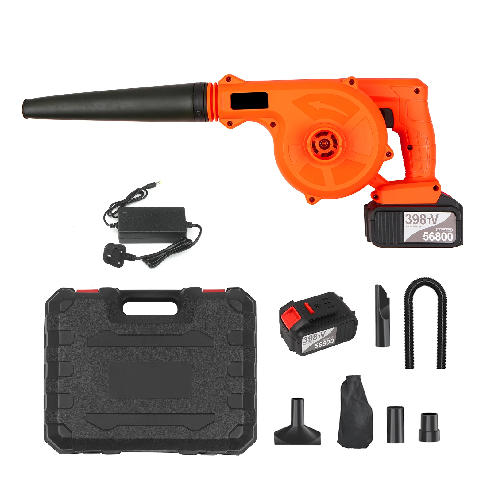 21V 2 in 1 Cordless Leaf Blower Sweeper and Vacuum Electric Air Blower Computer Cleaner Garden Power TooL Kit with Suction Hose
21V 2 in 1 Cordless Leaf Blower Sweeper and Vacuum Electric Air Blower Computer Cleaner Garden Power TooL Kit with Suction Hose