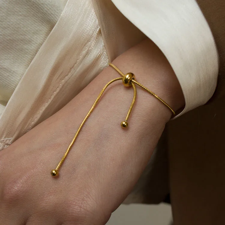Gold Bracelet For Women Men Girls Fashion Snake Chain Bangle Adjustable Quality Simple Design Beads Bracelets Jewelry 2020
Gold Bracelet For Women Men Girls Fashion Snake Chain Bangle Adjustable Quality Simple Design Beads Bracelets Jewelry 2020