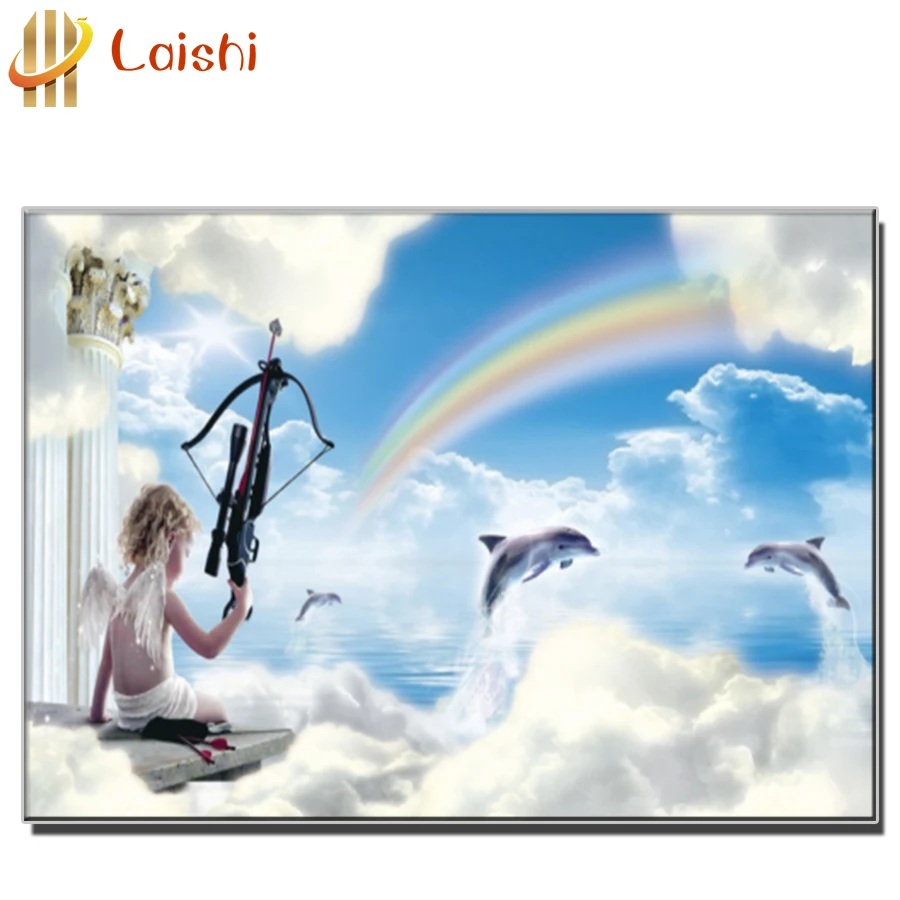 5D алмазная живопись «сделай сам», Купидон, радуга, дельфин, вышивка крестиком, алмазная вышивка, мозаика, полная квадратная картина, настенн...
5D алмазная живопись «сделай сам», Купидон, радуга, дельфин, вышивка крестиком, алмазная вышивка, мозаика, полная квадратная картина, настенн...