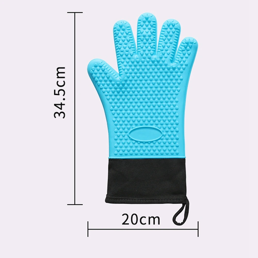 1Pair Gloves Double-Layer Heat Glove BBQ Oven Silicone Cotton Grill Gloves Kitchen Silicone Oven Mitts Home DIY Bakeware Tool
1Pair Gloves Double-Layer Heat Glove BBQ Oven Silicone Cotton Grill Gloves Kitchen Silicone Oven Mitts Home DIY Bakeware Tool