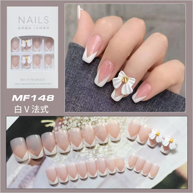 New Gradient Fake Nails Natural Ballet Nail Piece Detachable Full Cover Finished Fingernail Wearable Manicure Tool
New Gradient Fake Nails Natural Ballet Nail Piece Detachable Full Cover Finished Fingernail Wearable Manicure Tool
