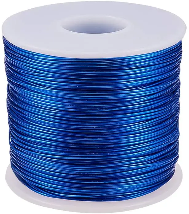 18 Gauge Anodized Aluminum Wire Bendable Metal Craft Wire Flexible Artistic Floral Jewelry Beading Wire 150 M/492 Feet Blue
18 Gauge Anodized Aluminum Wire Bendable Metal Craft Wire Flexible Artistic Floral Jewelry Beading Wire 150 M/492 Feet Blue
