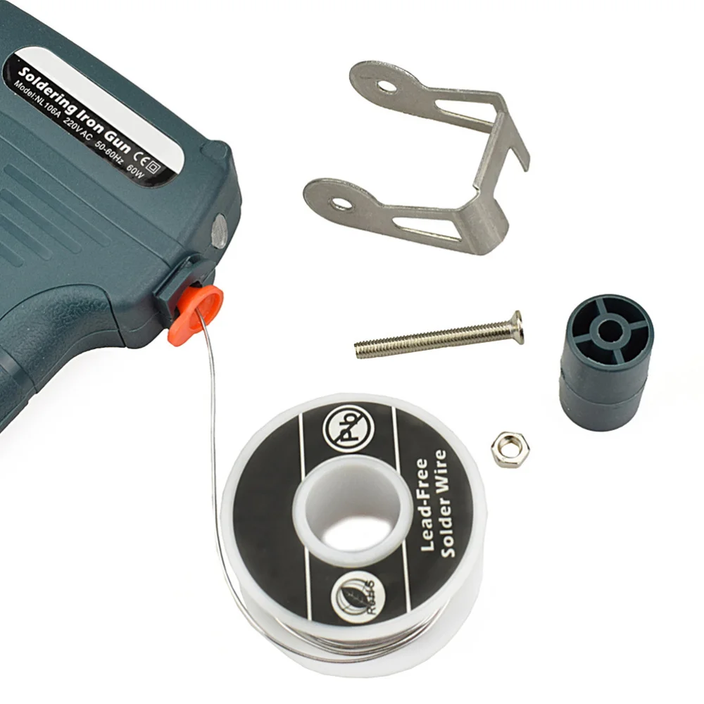 220V 60W Electric Soldering Iron Kit Internal Heating Handheld Automatically Send Tin Welding Station Repair Tool with Switch (E
220V 60W Electric Soldering Iron Kit Internal Heating Handheld Automatically Send Tin Welding Station Repair Tool with Switch (E