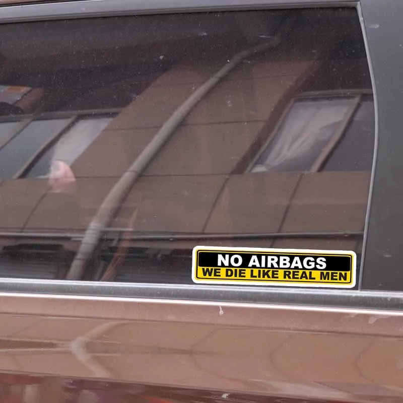 Предупреждающие автомобильные наклейки Aliauto 2 шт. без подушек безопасности мы