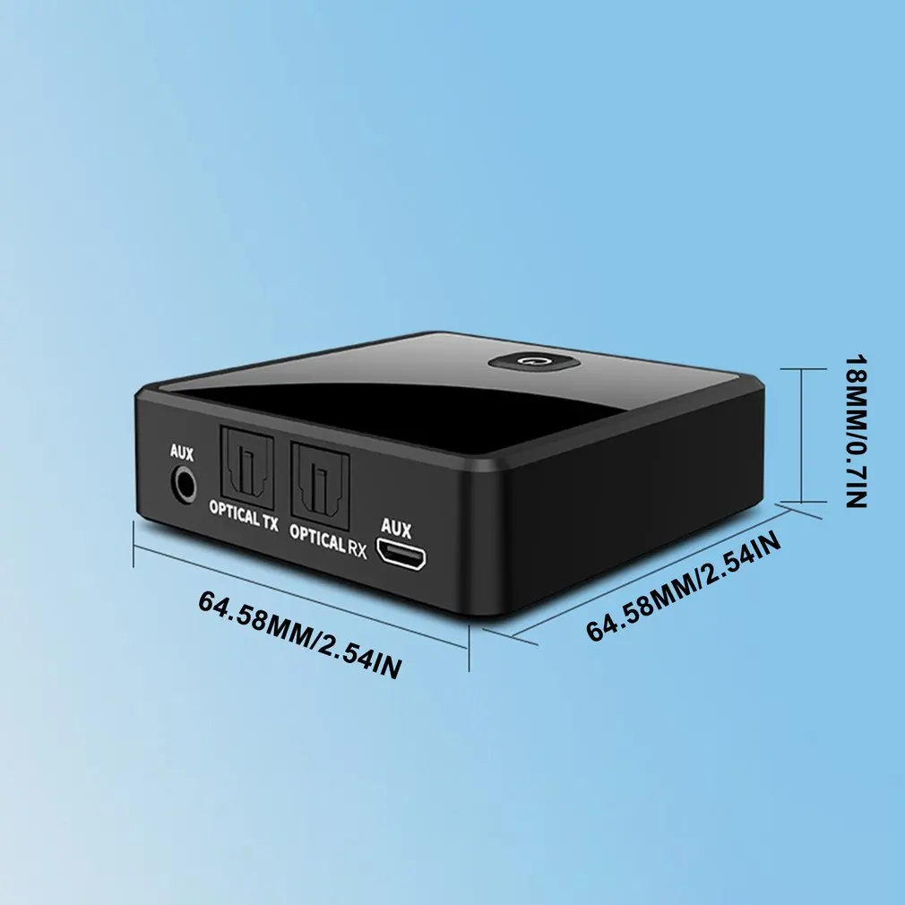 Bluetooth 5.0 Transmitter Receiver Wireless Adapter Low Latency 3.5mm AUX Jack Optical SPDIF Audio Adapter For PC TV Car Speaker
Bluetooth 5.0 Transmitter Receiver Wireless Adapter Low Latency 3.5mm AUX Jack Optical SPDIF Audio Adapter For PC TV Car Speaker