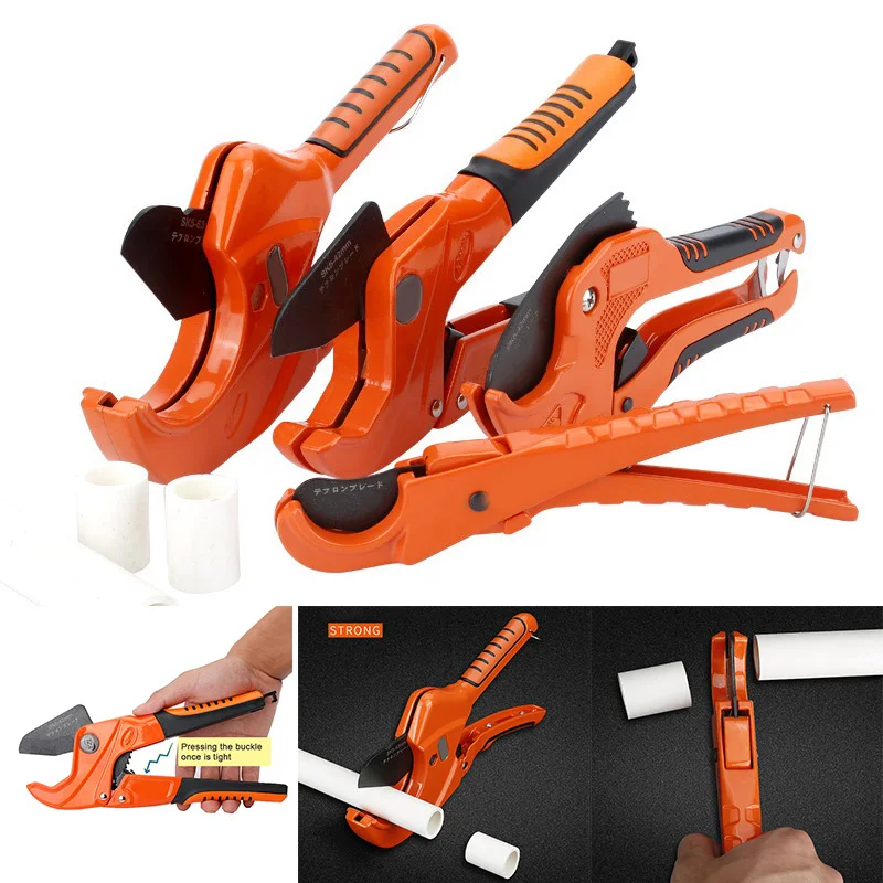 Pipe Cutting Cutter Scissors Pipe Cutter Tube Hose Plastic Pipes PVC/PPR Plumbing Manual Hand Tools C1
Pipe Cutting Cutter Scissors Pipe Cutter Tube Hose Plastic Pipes PVC/PPR Plumbing Manual Hand Tools C1